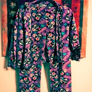 2 pc Carters Panda Pajama Set